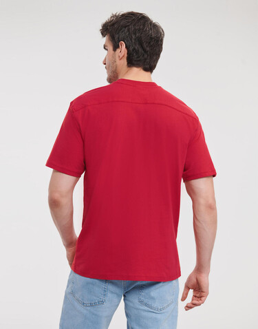 Russell Europe Heavy Duty Workwear T-Shirt, Classic Red, L bedrucken, Art.-Nr. 110004015