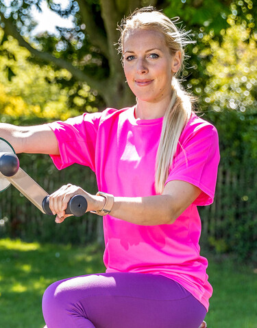 Result Aircool Tee, Fluorescent Pink, 2XS bedrucken, Art.-Nr. 110334240