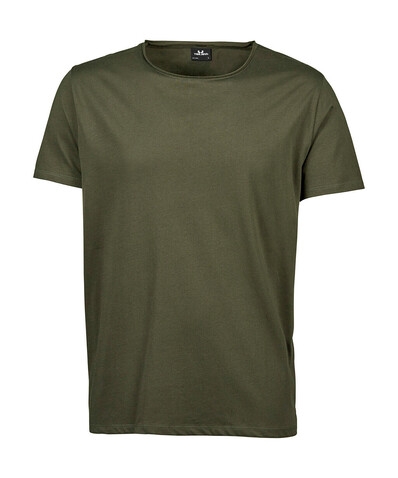 Tee Jays Raw Edge Tee, Olive, S bedrucken, Art.-Nr. 110545303