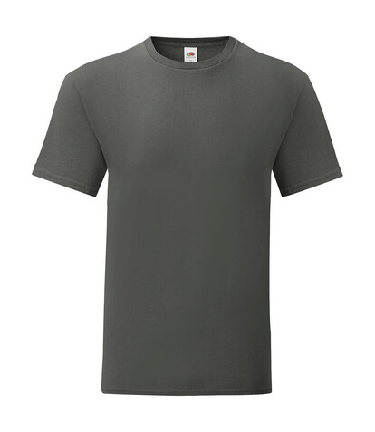 Fruit of the Loom Iconic 150 T, Light Graphite, XL bedrucken, Art.-Nr. 111011354