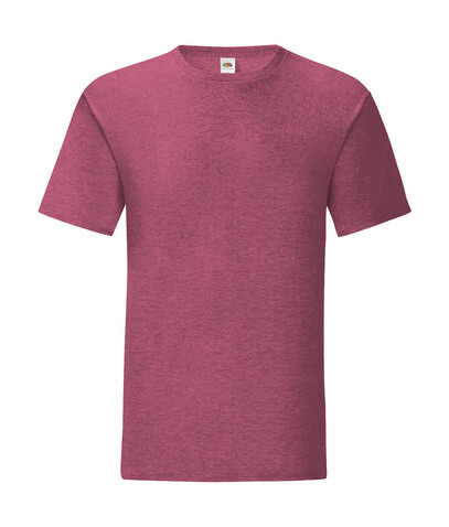 Fruit of the Loom Iconic 150 T, Heather Burgundy, XL bedrucken, Art.-Nr. 111014134