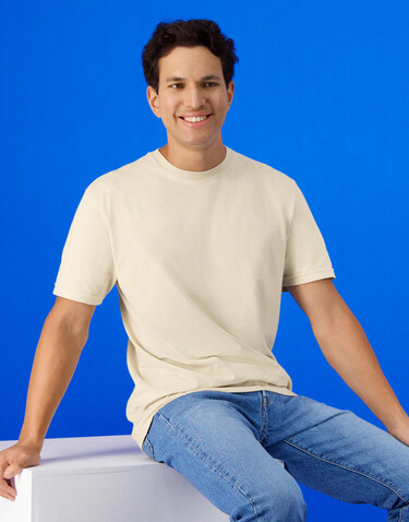 Gildan Light Cotton Adult T-Shirt, Sand, 2XL bedrucken, Art.-Nr. 111097416