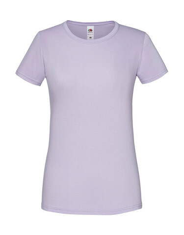 Fruit of the Loom Ladies` Iconic 150 T, Soft Lavender, M bedrucken, Art.-Nr. 112013434