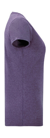 Fruit of the Loom Ladies` Iconic 150 T, Heather Burgundy, 2XL bedrucken, Art.-Nr. 112014137