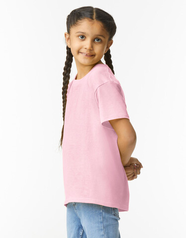 Gildan Light Cotton Youth T-Shirt, White, M (7-8) bedrucken, Art.-Nr. 112090004