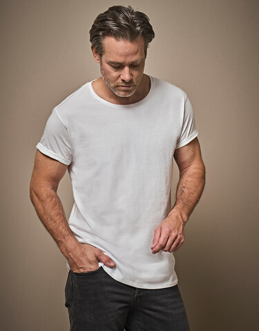 Tee Jays Roll-Up Tee, White, 3XL bedrucken, Art.-Nr. 112540008