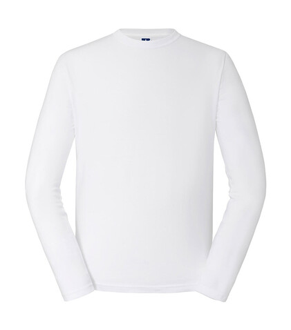 Russell Europe Authentic Classic Long Sleeve T, White, 3XL bedrucken, Art.-Nr. 113000008