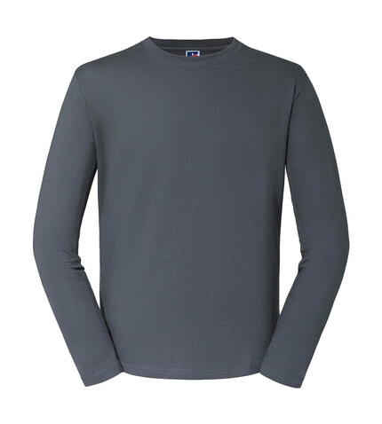 Russell Europe Authentic Classic Long Sleeve T, Convoy Grey, S bedrucken, Art.-Nr. 113001273 Russell Europe Authentic Classic Long Sleeve T, Convoy Grey, S bedrucken, Art.-Nr. 113001273