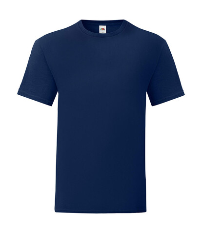 Fruit of the Loom Kids` Iconic 150 T, Navy, 152 (12-13) bedrucken, Art.-Nr. 113012007