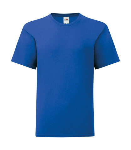 Fruit of the Loom Kids` Iconic 150 T, Royal Blue, 152 (12-13) bedrucken, Art.-Nr. 113013007