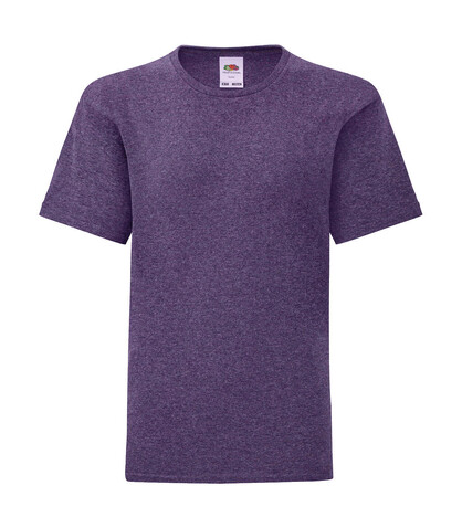 Fruit of the Loom Kids` Iconic 150 T, Heather Purple, 140 (9-11) bedrucken, Art.-Nr. 113013466