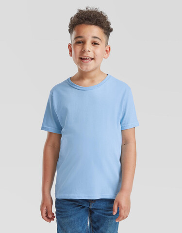 Fruit of the Loom Kids` Iconic 150 T, Black, 140 (9-11) bedrucken, Art.-Nr. 113011016