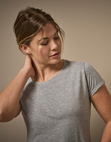 Tee Jays Ladies` Roll-Up Tee, White, M bedrucken, Art.-Nr. 113540004 Tee Jays Ladies` Roll-Up Tee, White, M bedrucken, Art.-Nr. 113540004