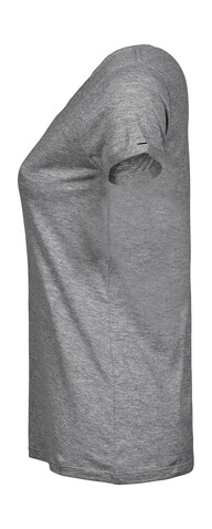 Tee Jays Ladies` Roll-Up Tee, Heather Grey, M bedrucken, Art.-Nr. 113541234 Tee Jays Ladies` Roll-Up Tee, Heather Grey, M bedrucken, Art.-Nr. 113541234