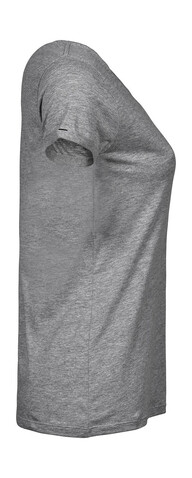 Tee Jays Ladies` Roll-Up Tee, Heather Grey, S bedrucken, Art.-Nr. 113541233