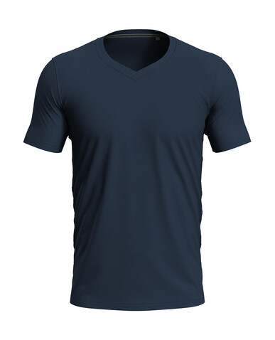 Stedman Stretch-T V-neck for men, Blue Midnight, 3XL bedrucken, Art.-Nr. 116052038