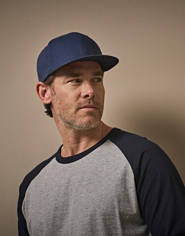 Tee Jays Baseball Tee Long Sleeve, Heather/Black, XL bedrucken, Art.-Nr. 116541595