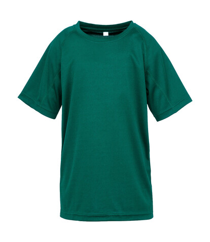Result Junior Performance Aircool Tee, Bottle Green, L (9-10, 140) bedrucken, Art.-Nr. 118335405