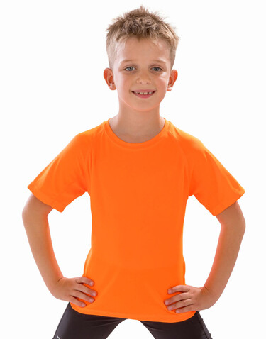Result Junior Performance Aircool Tee, White, L (9-10, 140) bedrucken, Art.-Nr. 118330005