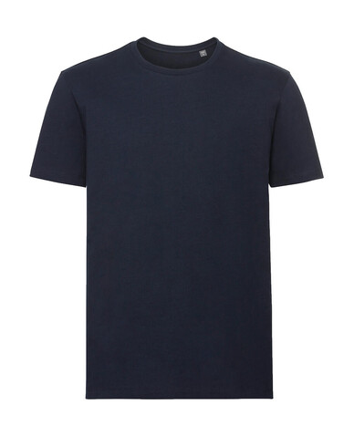 Russell Europe Men`s Pure Organic Tee, French Navy, 2XL bedrucken, Art.-Nr. 119002017