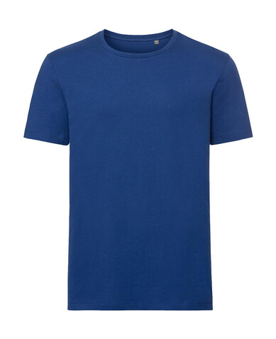 Russell Europe Men`s Pure Organic Tee, Bright Royal, 2XL bedrucken, Art.-Nr. 119003067