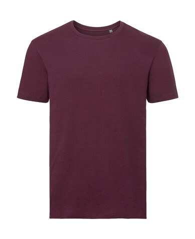 Russell Europe Men`s Pure Organic Tee, Burgundy, XS bedrucken, Art.-Nr. 119004482 Russell Europe Men`s Pure Organic Tee, Burgundy, XS bedrucken, Art.-Nr. 119004482