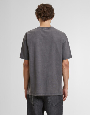 Build Your Brand Vintage Heavy Loose Tee, Black, 4XL bedrucken, Art.-Nr. 119391017