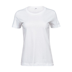Tee Jays Ladies` Sof Tee, White, S bedrucken, Art.-Nr. 119540002