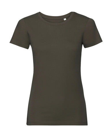 Russell Europe Ladies´ Pure Organic Tee, Dark Olive, XL bedrucken, Art.-Nr. 120005346 Russell Europe Ladies´ Pure Organic Tee, Dark Olive, XL bedrucken, Art.-Nr. 120005346