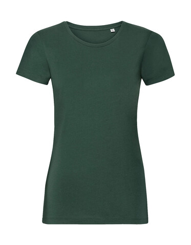 Russell Europe Ladies´ Pure Organic Tee, Bottle Green, XS bedrucken, Art.-Nr. 120005402