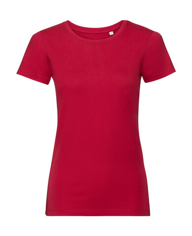 Russell Europe Ladies´ Pure Organic Tee, Bottle Green, XS bedrucken, Art.-Nr. 120005402