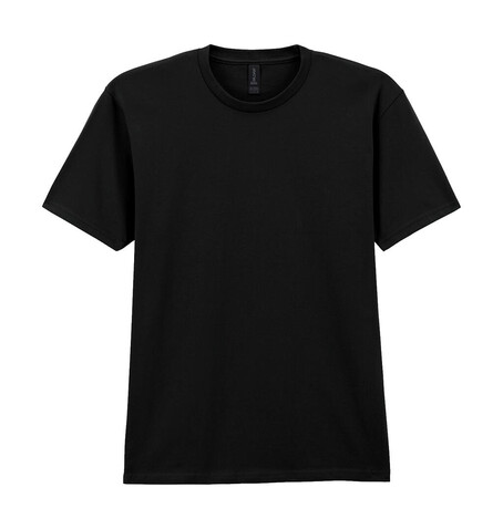 Gildan Softstyle Midweight Adult T-Shirt, Pitch Black, XL bedrucken, Art.-Nr. 120091195