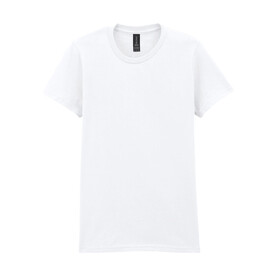 Gildan Softstyle Midweight Women`s T-Shirt, White, S bedrucken, Art.-Nr. 122090003