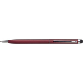 Kugelschreiber Irina | Stylus – Bordeauxrot bedrucken, Art.-Nr. 010999999_3832
