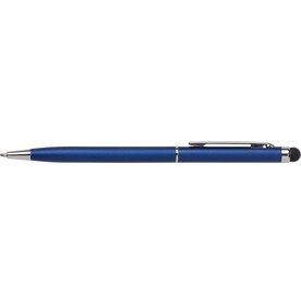 Kugelschreiber Irina | Stylus – Kobaltblau bedrucken, Art.-Nr. 023999999_3832