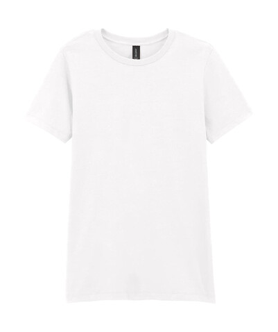 Gildan Softstyle CVC Women`s T-Shirt, White, S bedrucken, Art.-Nr. 124090003