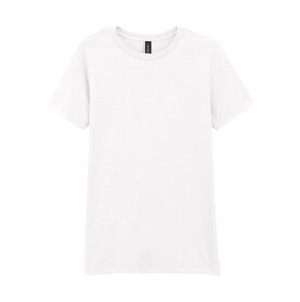 Gildan Softstyle CVC Women`s T-Shirt, White, S bedrucken, Art.-Nr. 124090003