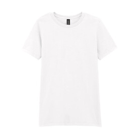 Gildan Softstyle CVC Women`s T-Shirt, White, S bedrucken, Art.-Nr. 124090003