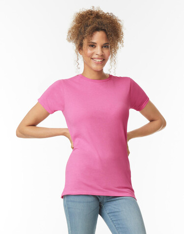 Gildan Softstyle Women`s T-Shirt, White, S bedrucken, Art.-Nr. 131090003