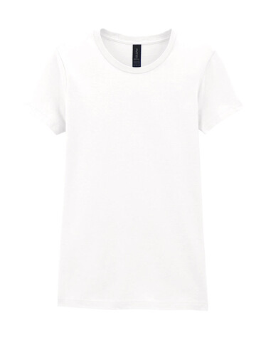 Gildan Softstyle Women`s T-Shirt, White, S bedrucken, Art.-Nr. 131090003