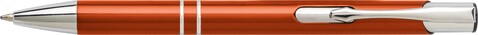 Kugelschreiber aus Aluminium Delia – Orange bedrucken, Art.-Nr. 007999999_7061