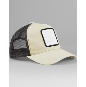 Beechfield Appliqué Patch 5 Panel Trucker, Stone/Shadow Grey, One Size bedrucken, Art.-Nr. 134690670