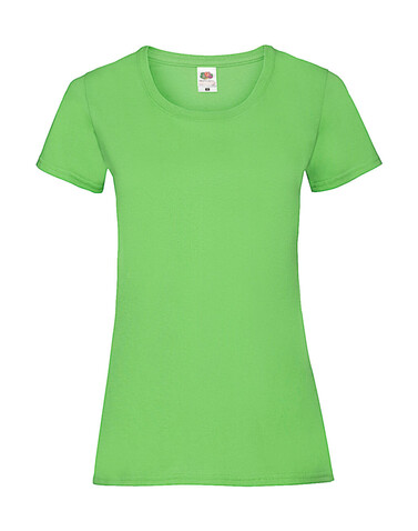 Fruit of the Loom Ladies` Valueweight T, Lime Green, L (14) bedrucken, Art.-Nr. 136015215 Fruit of the Loom Ladies` Valueweight T, Lime Green, L (14) bedrucken, Art.-Nr. 136015215
