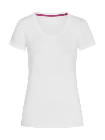 Stedman Stretch-T V-neck for women, White, S bedrucken, Art.-Nr. 137050003 Stedman Stretch-T V-neck for women, White, S bedrucken, Art.-Nr. 137050003