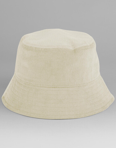 Beechfield EarthAware® Organic Cord Bucket Hat, Stone, S/M bedrucken, Art.-Nr. 139690091