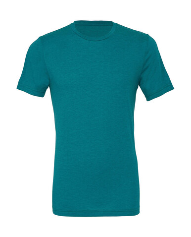 Bella Unisex Triblend Short Sleeve Tee, Teal Triblend, 2XL bedrucken, Art.-Nr. 142065037