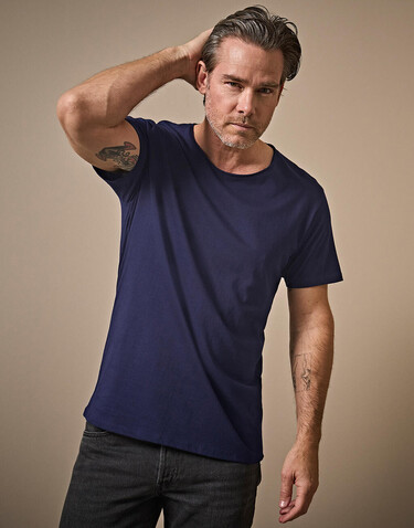 Tee Jays Urban Melange Tee, Denim Melange, 2XL bedrucken, Art.-Nr. 142543197