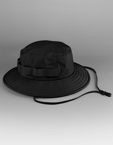 Beechfield Outdoor Adventure Sun Hat, Black, S/M bedrucken, Art.-Nr. 142691011