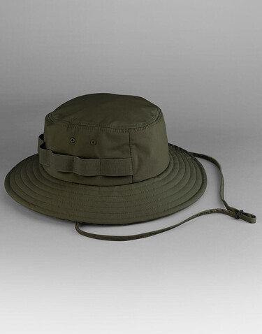 Beechfield Outdoor Adventure Sun Hat, Military Green, S/M bedrucken, Art.-Nr. 142695191