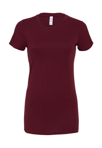 Bella Women`s Slim Fit Tee, Maroon, L bedrucken, Art.-Nr. 147064455